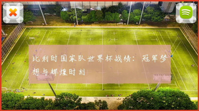 比利时国家队世界杯战绩：冠军梦想与辉煌时刻